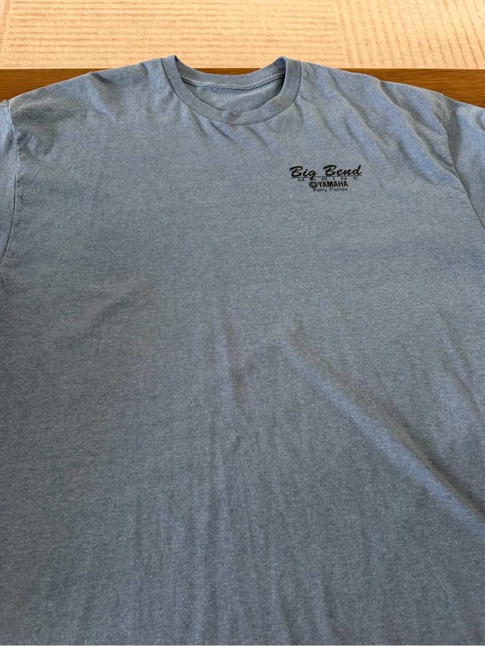 Men’s Heather Blue Big Bend Marine Perry Florida XXL Shirt
